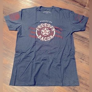 Fueled by Bacon & Freedom Grunt Style T-shirt